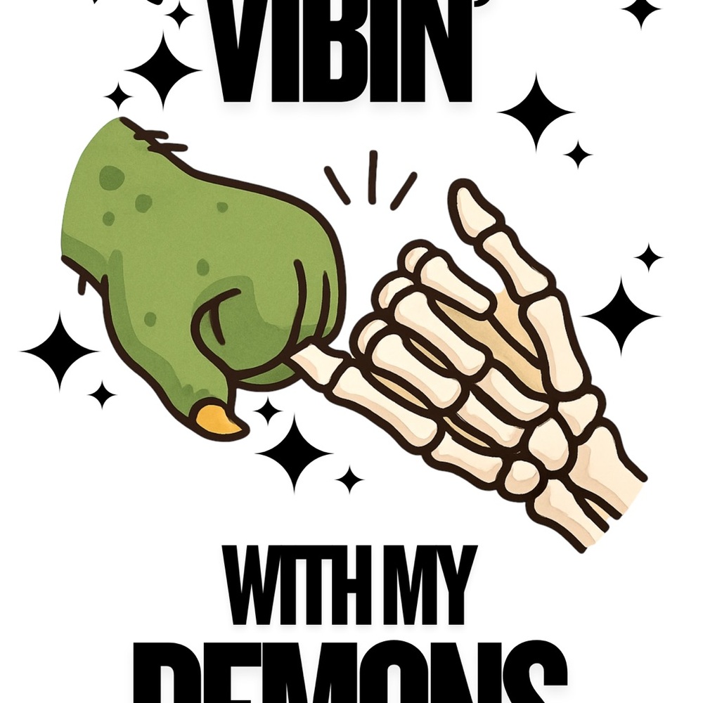 Digital image with Monster and Skeleton Design